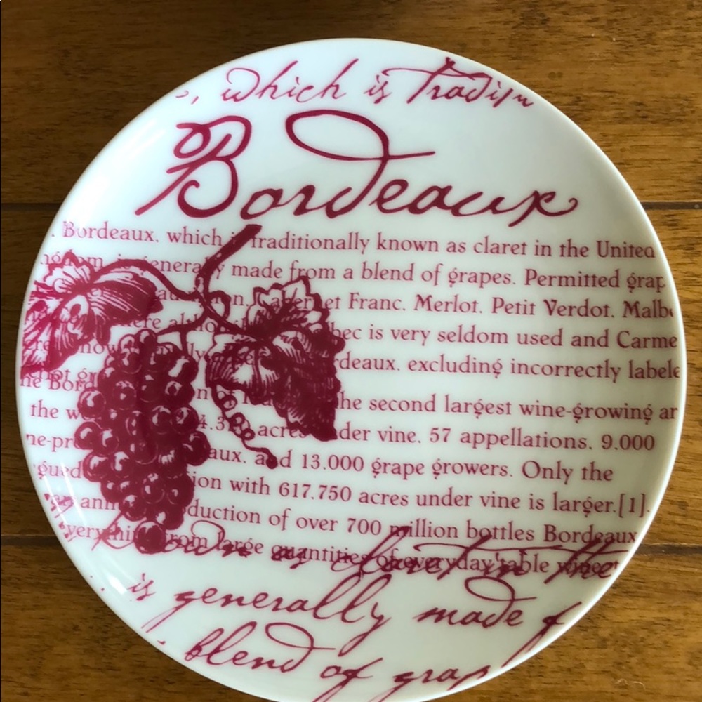 Dessert/cocktail Porcelain Plates, Set of Four - Picture 5 of 8